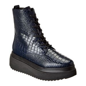 Aquatalia Ornella Weatherproof Suede Boot, Blue